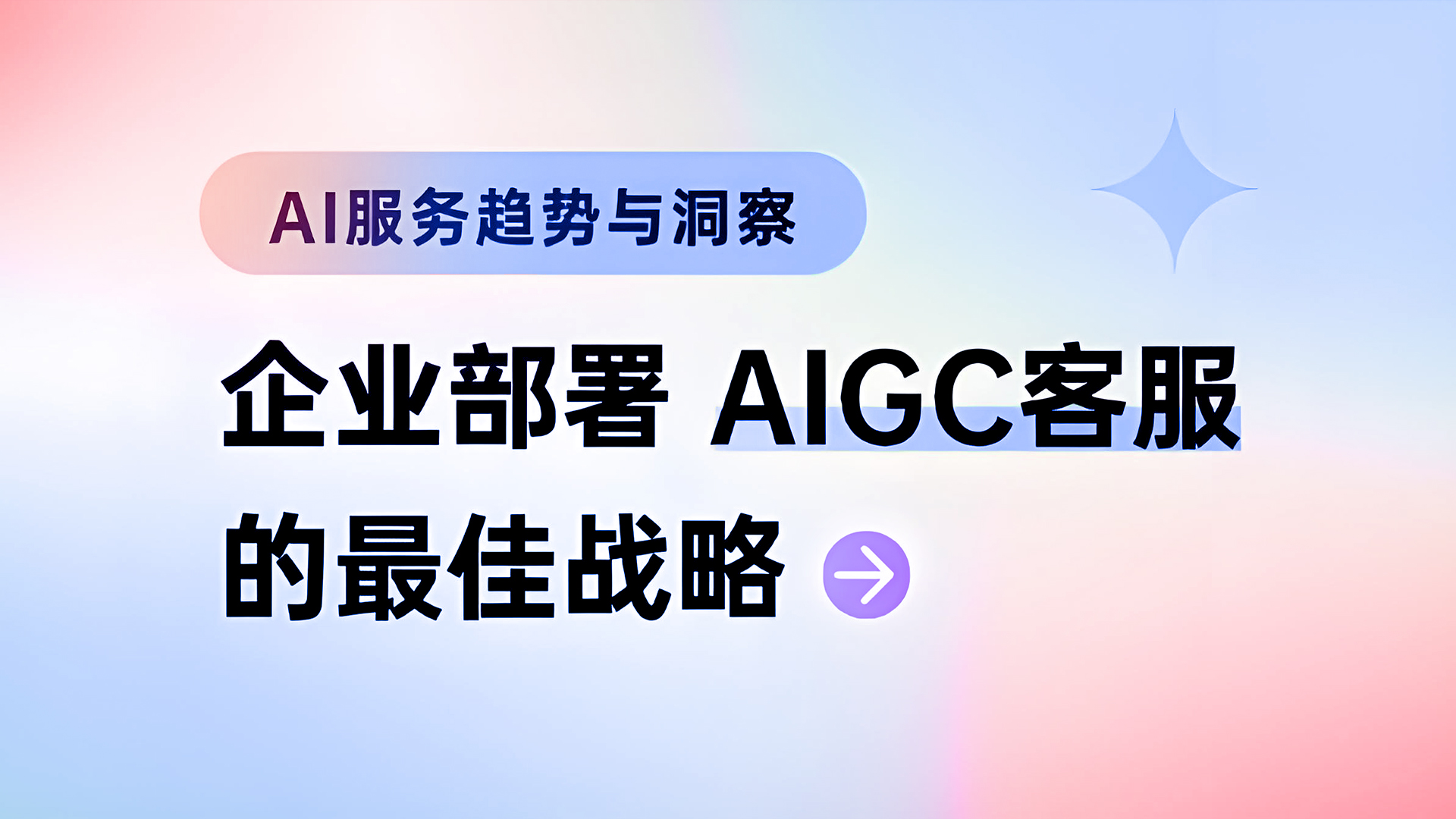 政策与技术的双轮驱动：为什么现在是企业部署AIGC智能客服的最佳战略窗口期？
