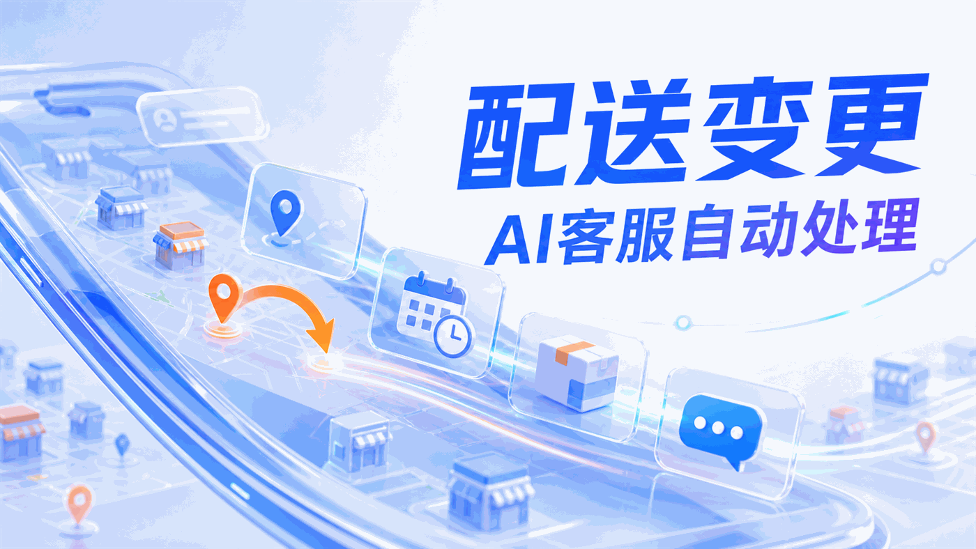 数千家门店、每天改地址改时间——AI客服助手如何自动处理配送变更、释放客服人力？