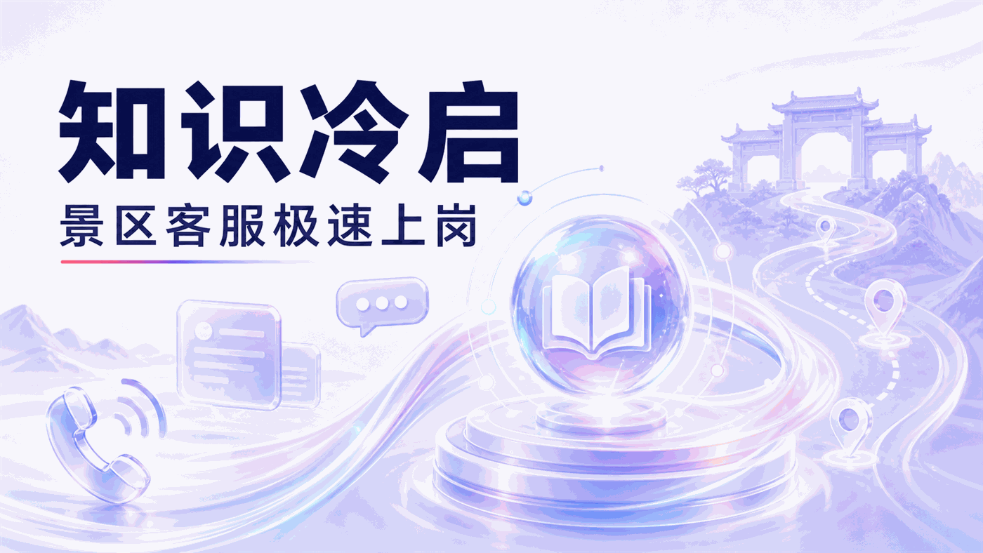 文旅景区智能客服冷启动：如何用"AI知识库"让旺季临时客服1天极速上岗？