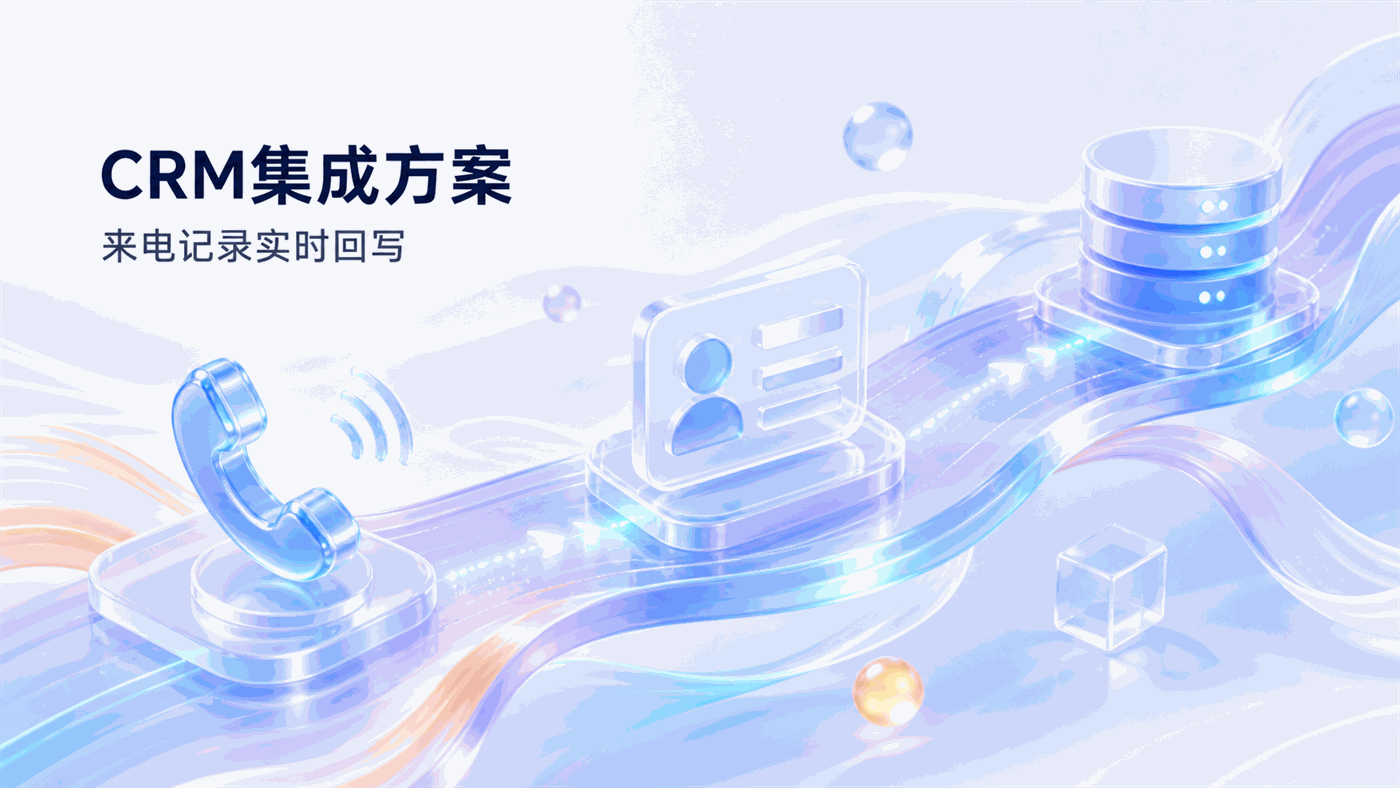 呼叫中心系统对接CRM：来电自动弹屏、客户历史一键调取、沟通记录实时回写的集成方案