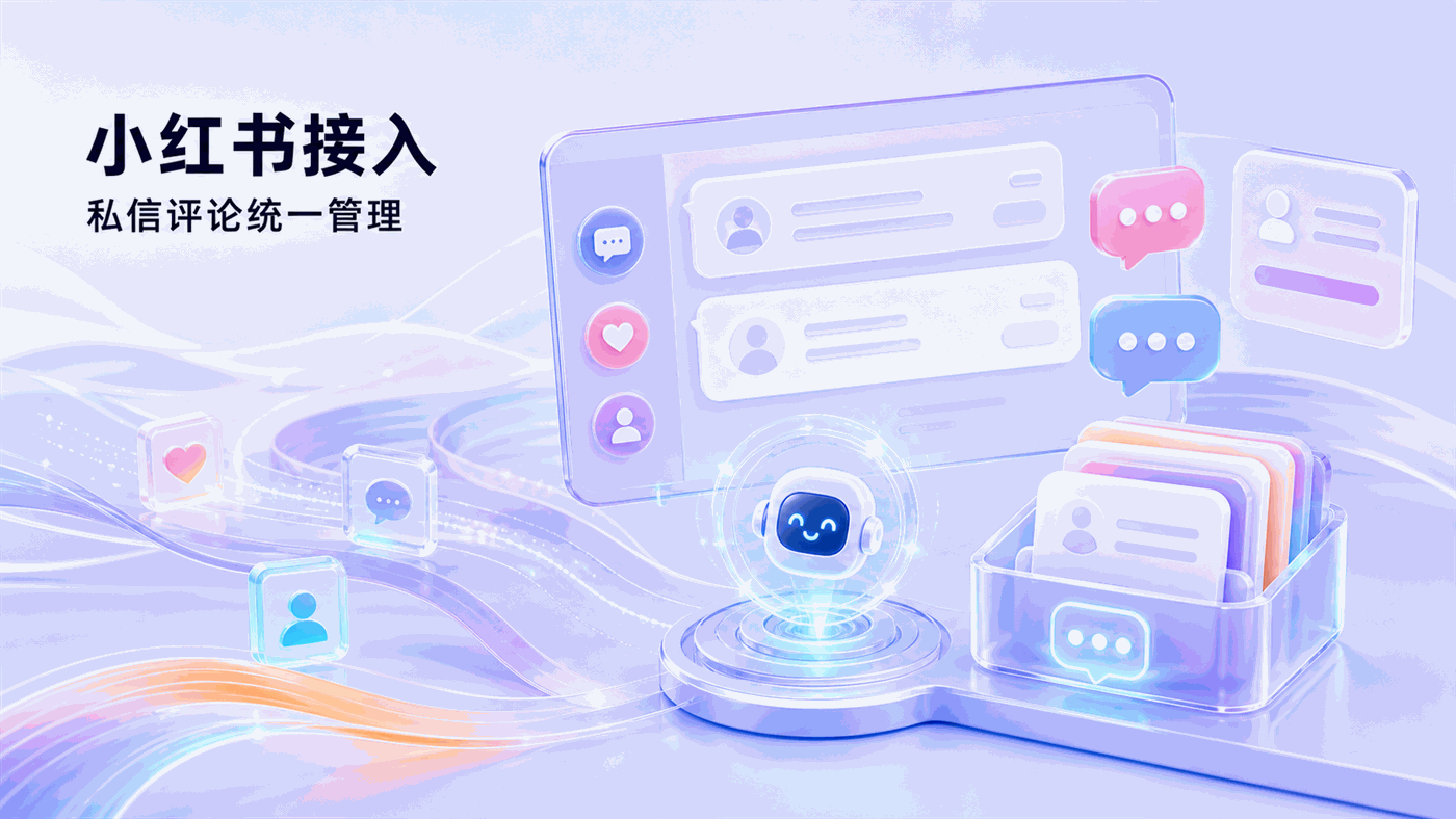 小红书客服系统如何接入？企业私信与评论统一管理的配置指南