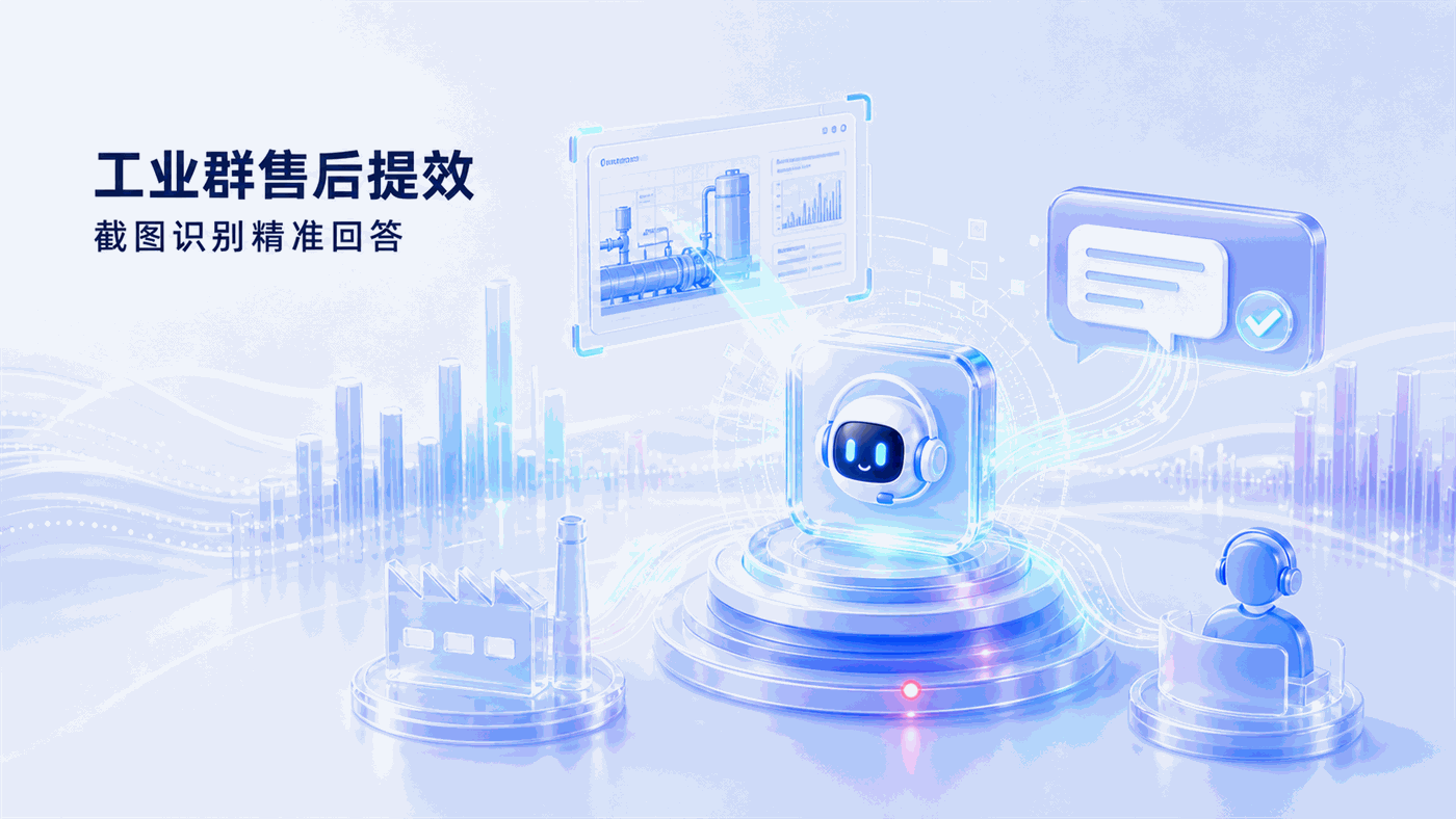 工业软件企微群售后怎么提效：企业微信客服自动识别操作截图并精准回答的配置方法