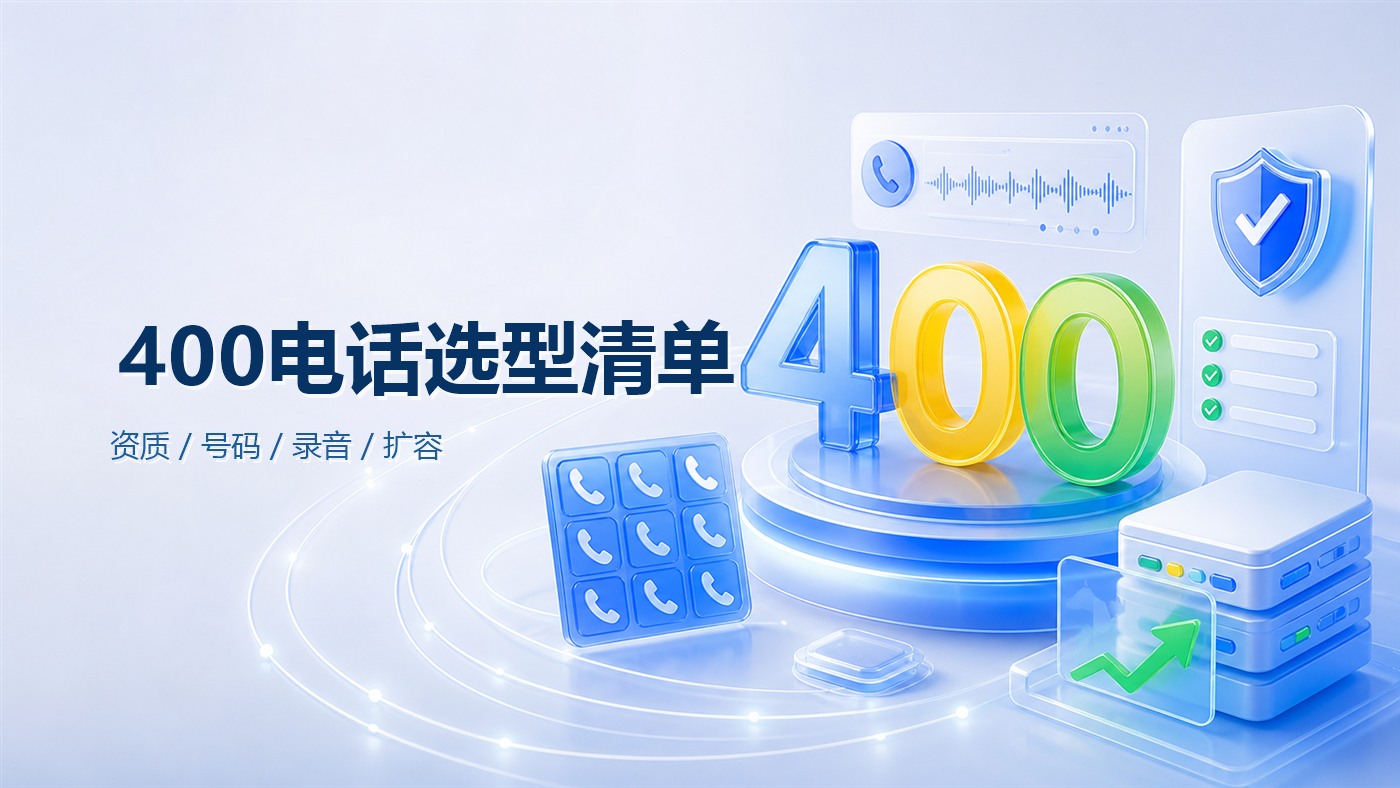 2026年400电话服务商选型指南：资质、号码资源、录音合规与扩容