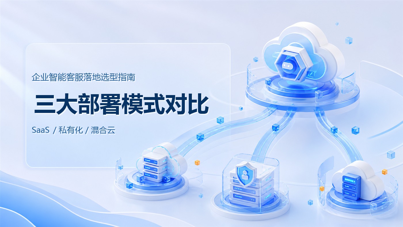 企业级智能客服部署方式对比：SaaS、私有化与混合云适用场景