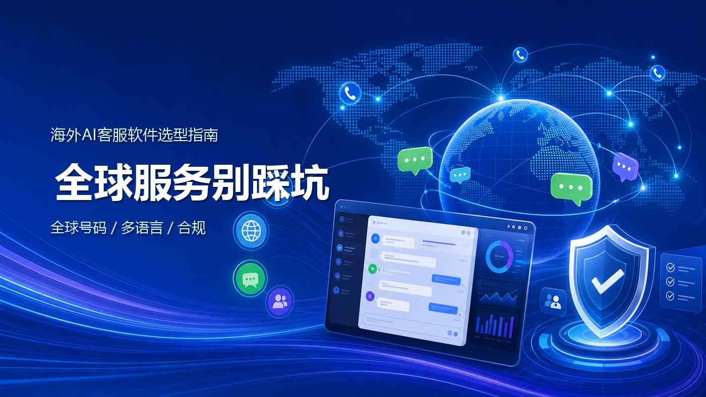 2026海外AI客服软件选型指南：全球号码、WhatsApp与多语言合规
