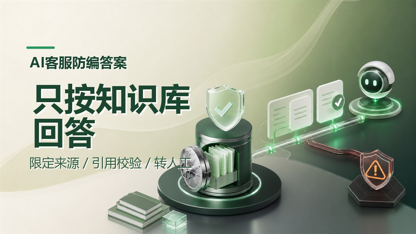 AI客服为什么会"编答案"：如何确保它只按指定知识库回答？