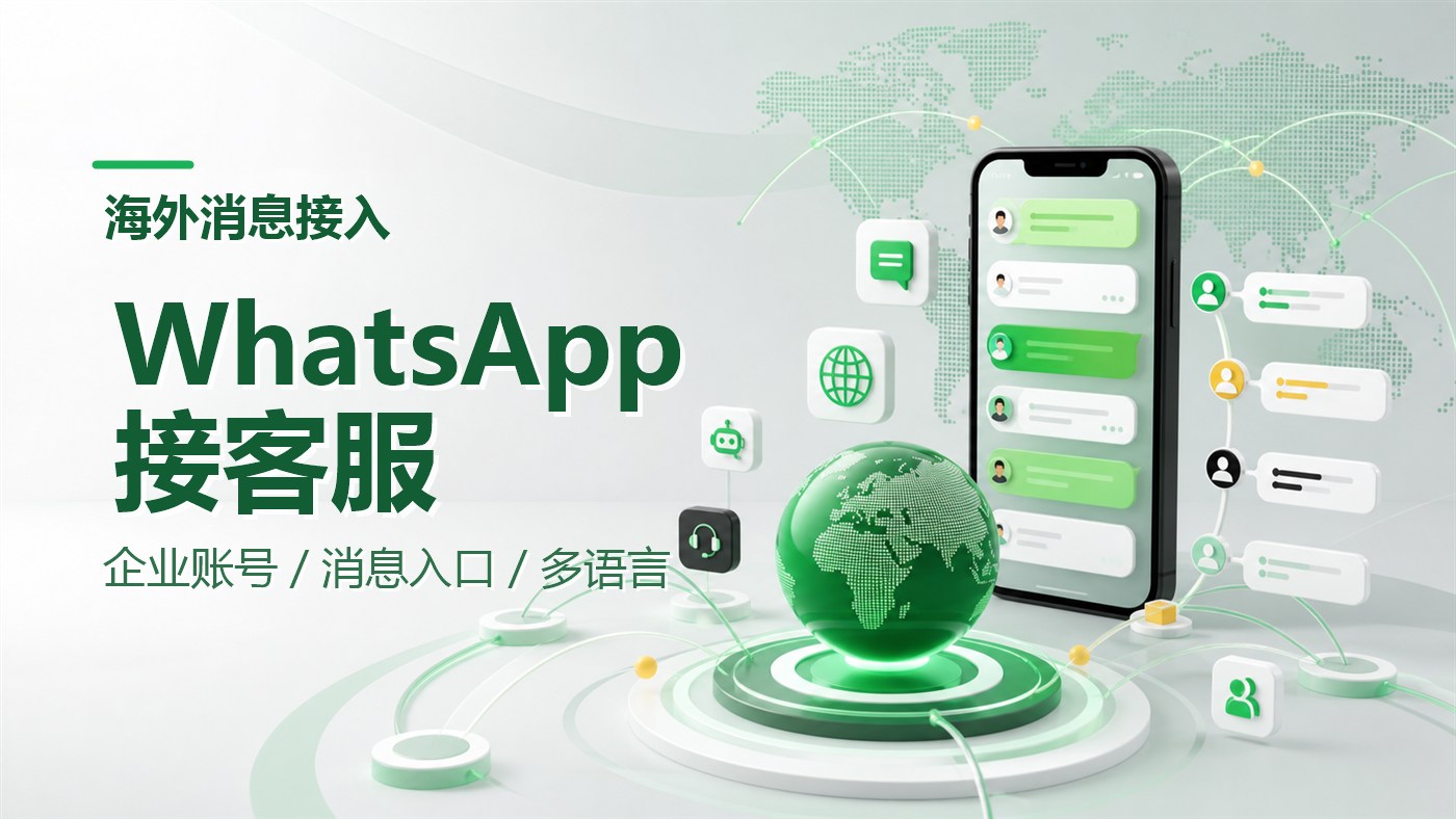 WhatsApp怎么接入客服系统？企业账号、消息入口与多语言服务链路