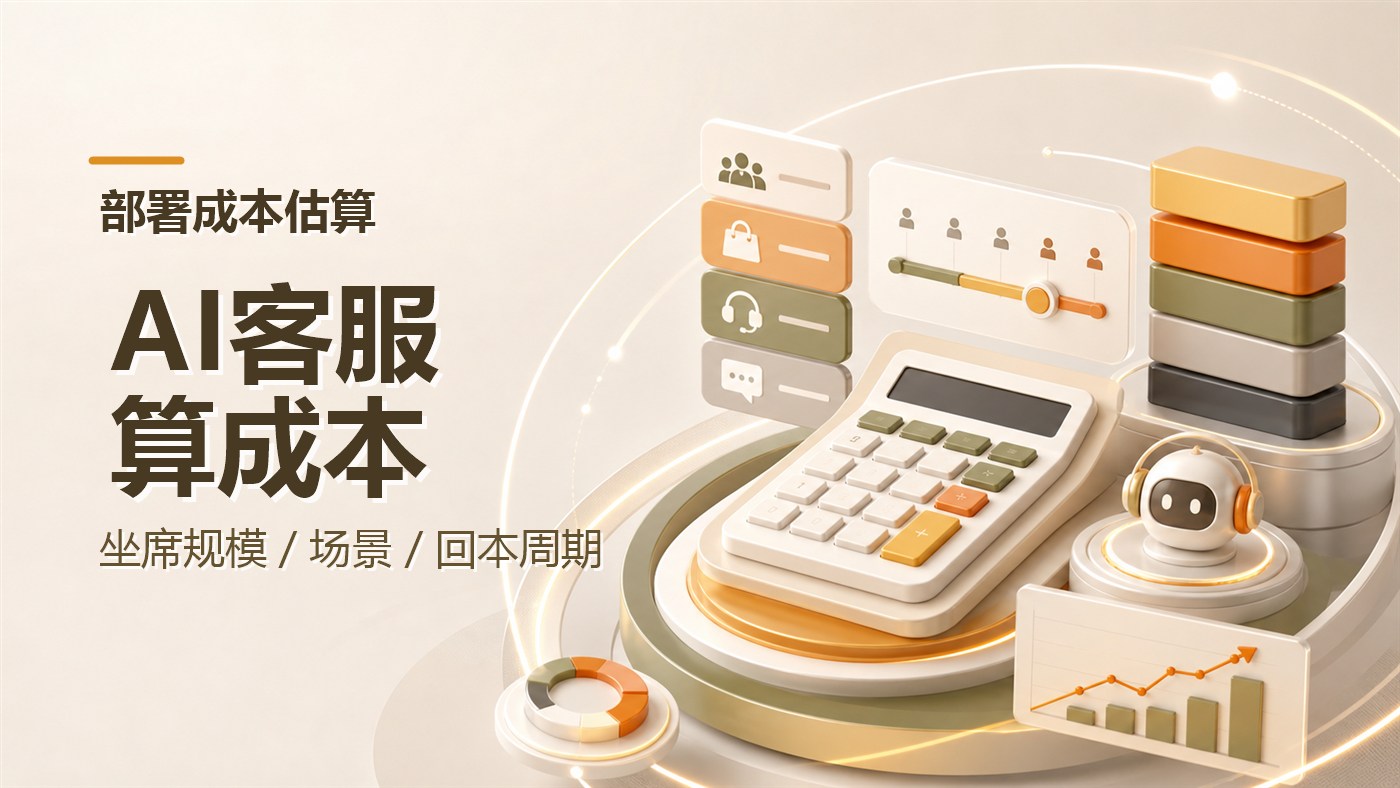 部署AI客服要花多少钱？按规模和场景的成本估算方法