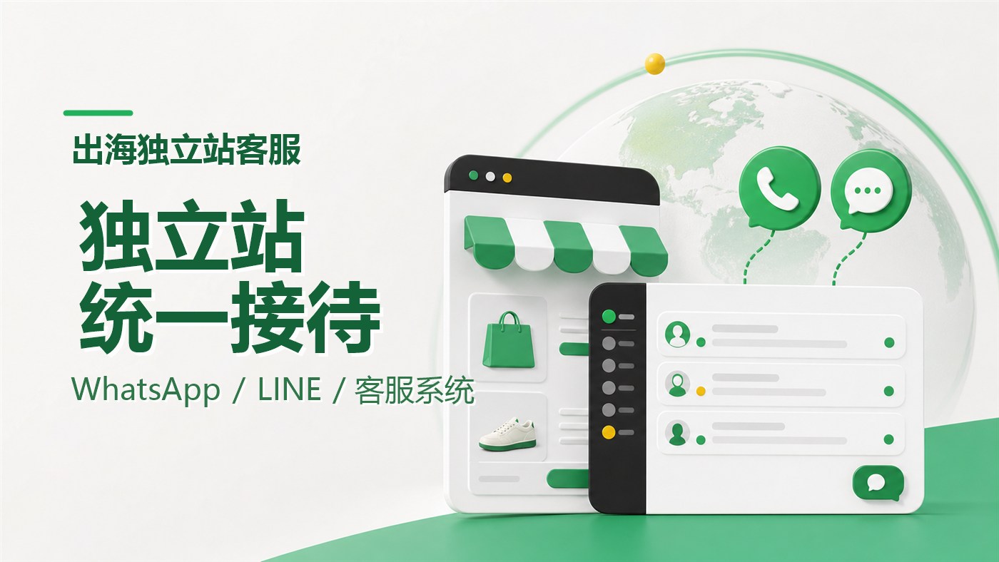 出海独立站智能客服系统如何统一接入WhatsApp和LINE？