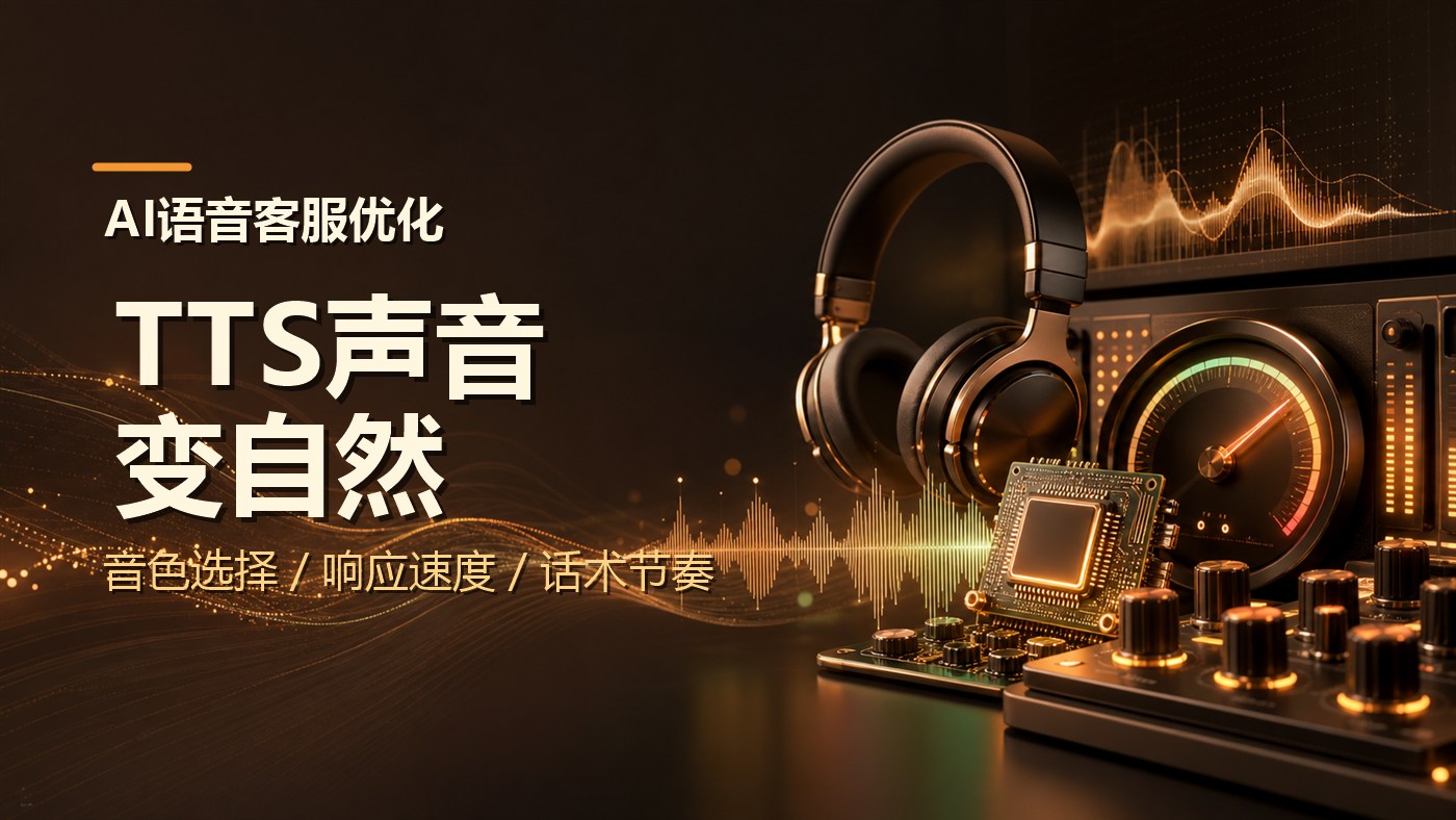 AI语音客服声音太生硬怎么办？TTS音色选择与响应速度优化指南