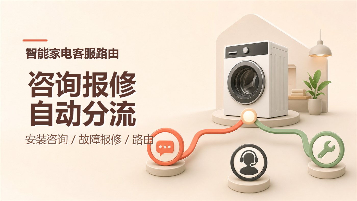 从安装咨询到故障报修，智能家电智能客服系统的路由设计方法