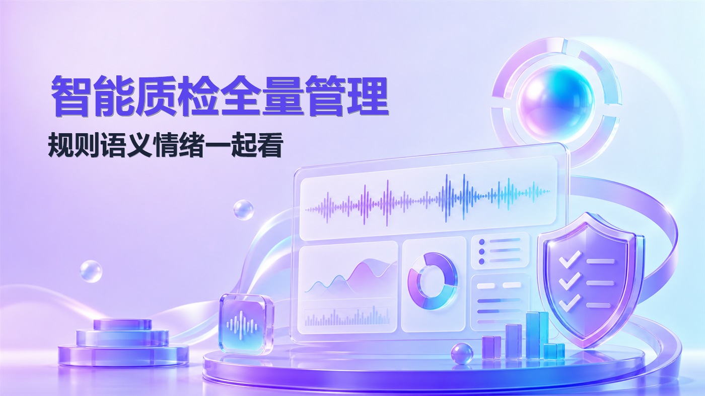 智能质检从抽查录音走向全量服务质量管理时，规则、语义和情绪如何结合？