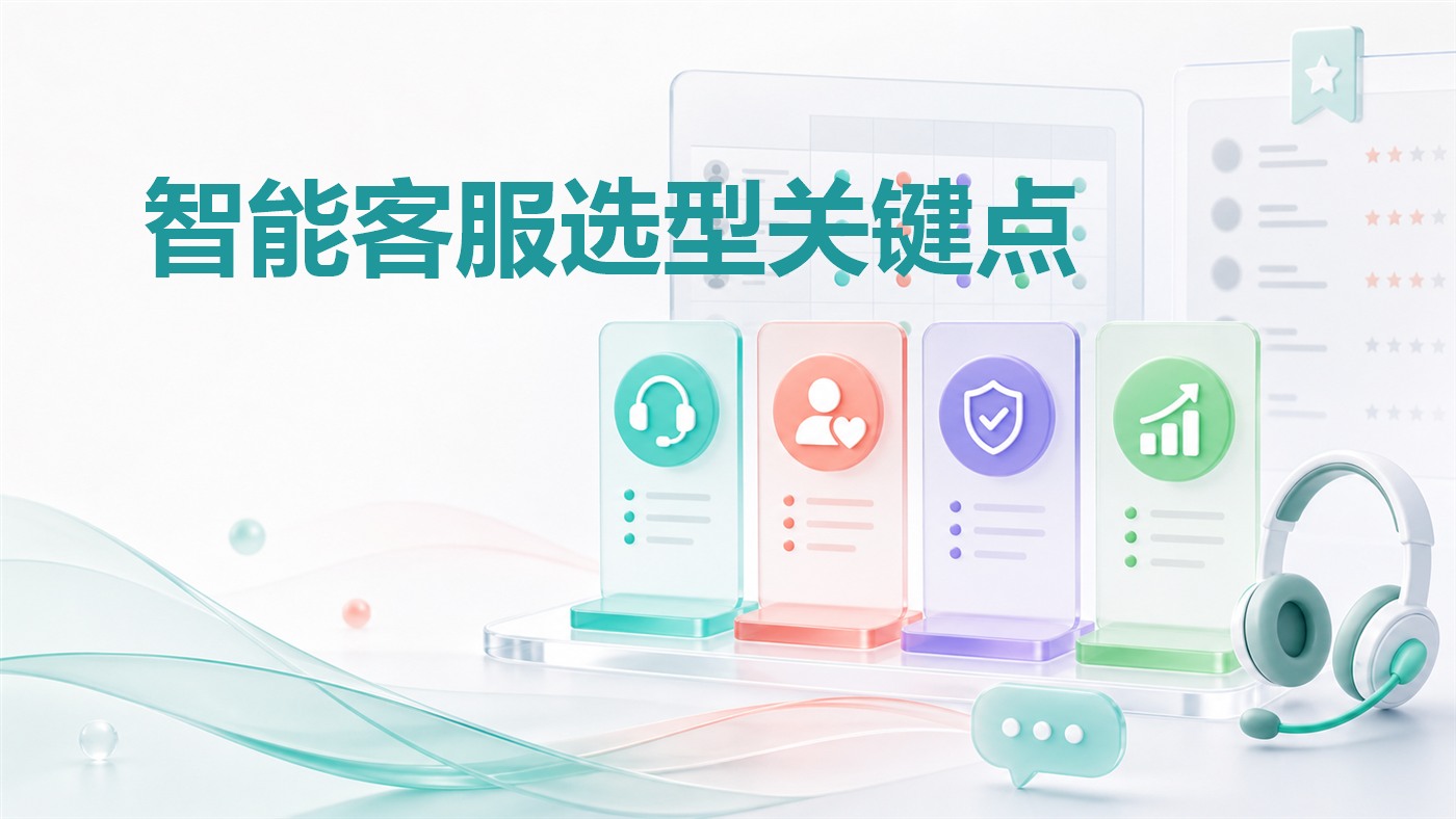 智能客服选型的关键点有哪些？四个比排名更重要的考量因素
