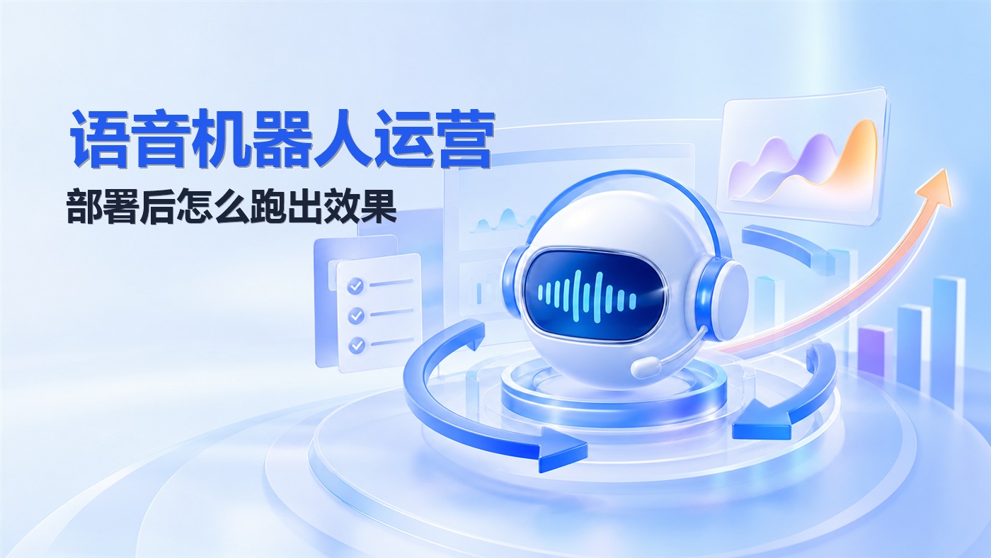 电话语音机器人效果好的秘密：从部署到运营，做好这六步就够了