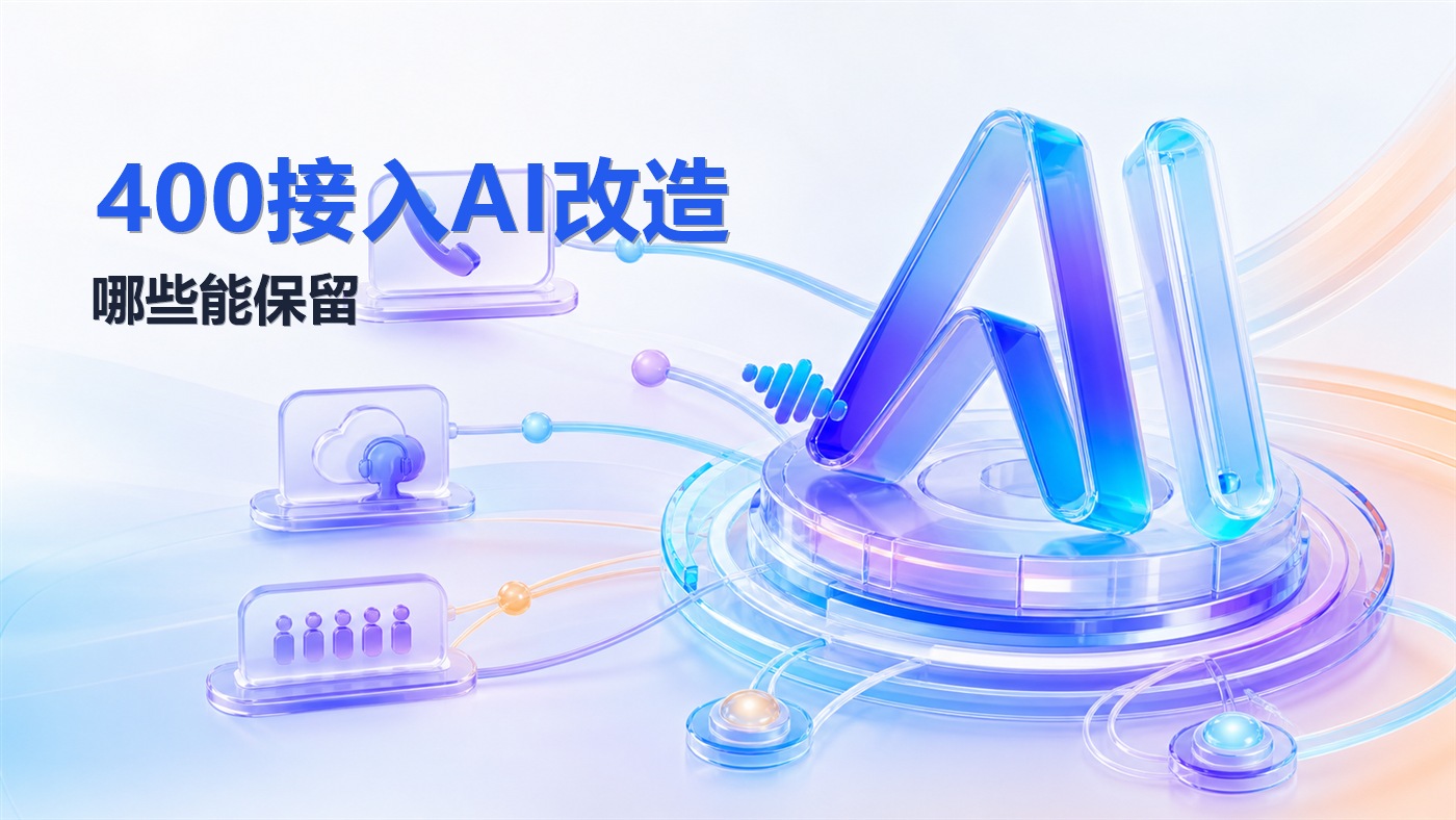 存量400号码、SIP线路和话务系统接入AI时，哪些部分能保留，哪些流程要重设？
