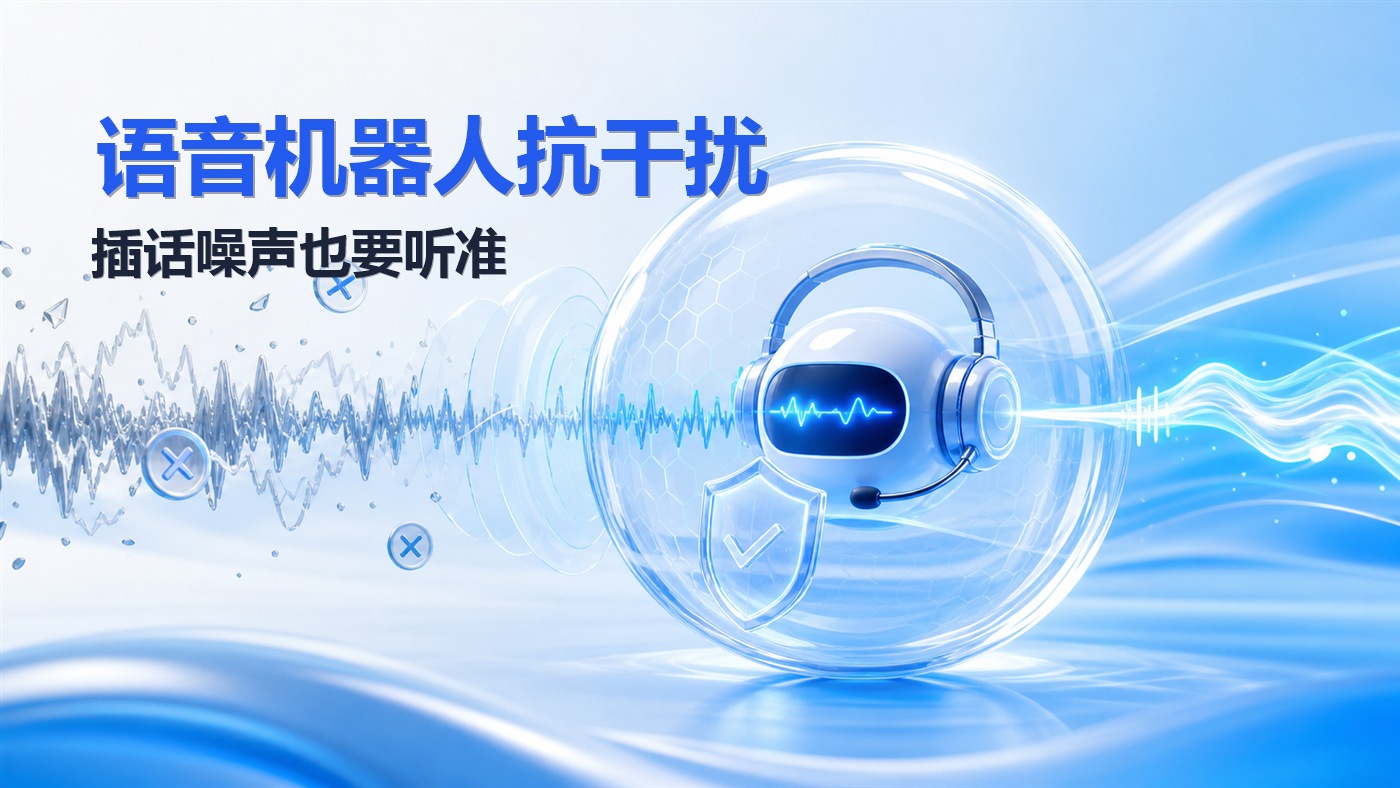 客户插话或环境嘈杂时，语音机器人如何避免抢话、漏听和答非所问？