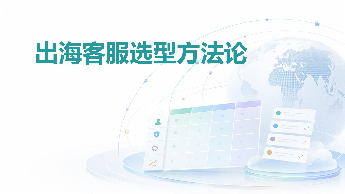 2026出海智能客服系统选型方法论：构建适配全球化业务的评估框架