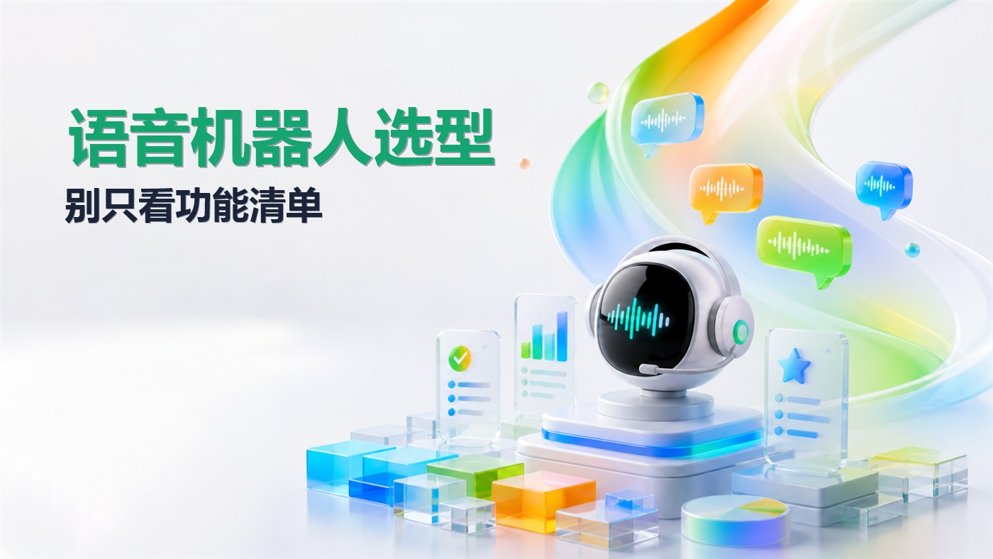 企业推进电话语音机器人选型，别只看功能清单