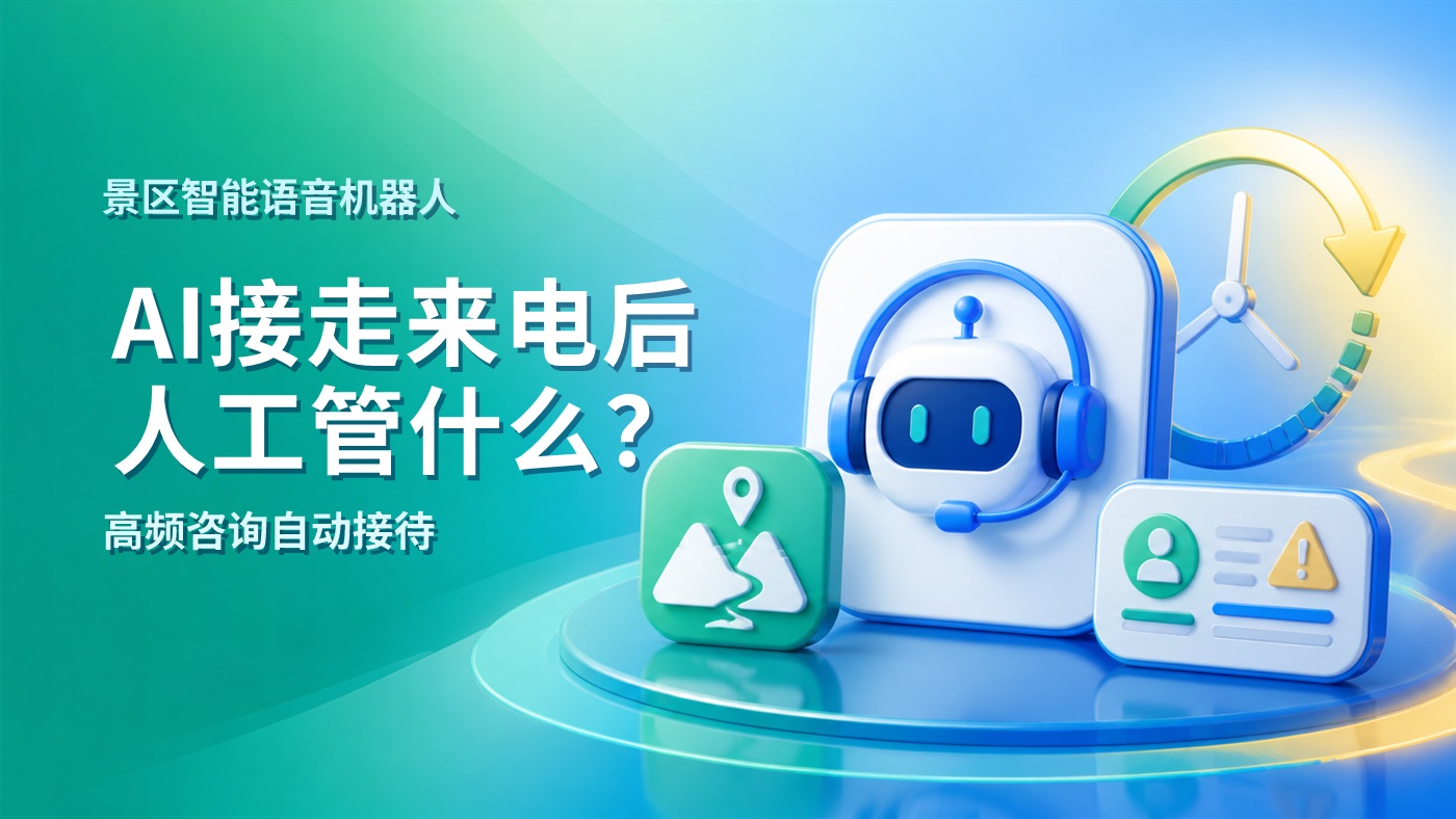 景区客服从兼职接电话到AI语音客服7×24值守：机器人分流40%+来电后，人工客服开始做什么？