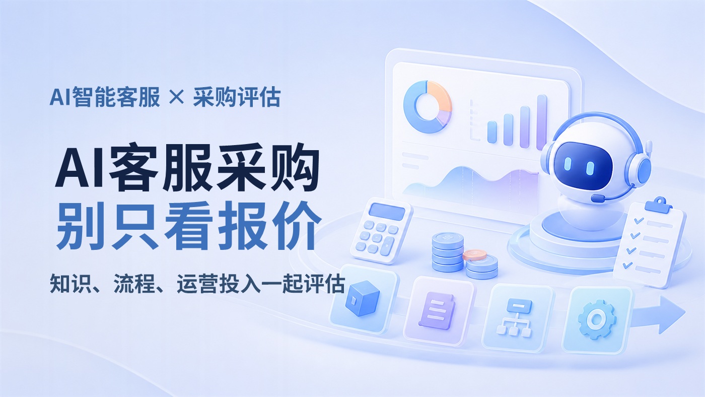 AI客服采购为什么不能只算软件费用？上线后的知识、流程和运营投入怎么评估？