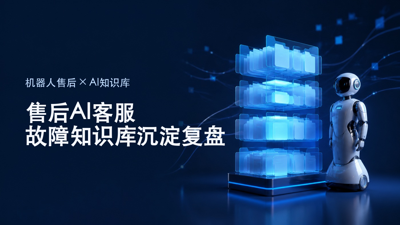 机器人售后AI客服上线三个月复盘：最难的不是接住报修电话，是把故障知识沉淀成可复用库
