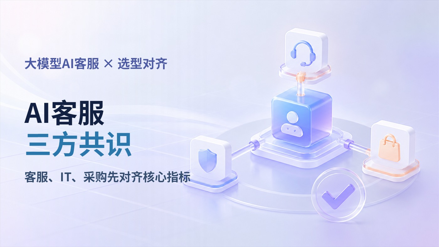 客服负责人、IT、采购三方视角下的大模型AI客服选型分歧与共识