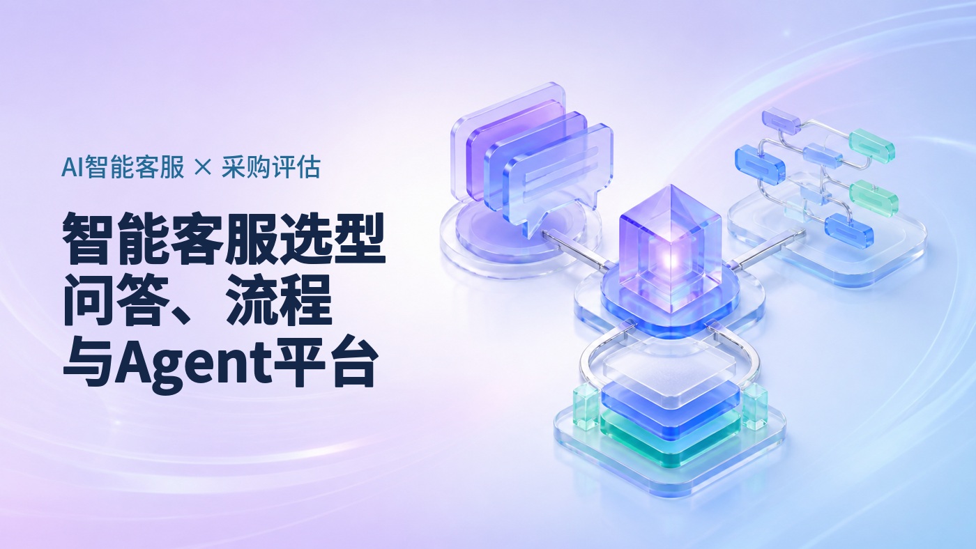 大模型智能客服选型指南：问答型、流程型与客服Agent平台分别适合谁