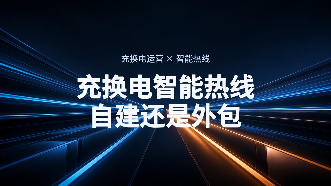 充换电智能热线电话是自建还是外包：按高峰进线量、夜间值守和单均成本算这笔账