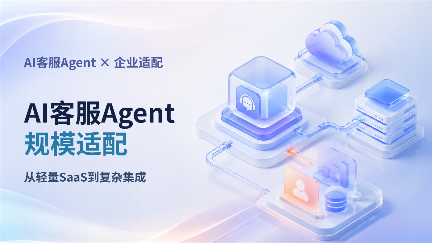 从轻量SaaS到复杂系统集成：合力亿捷AI客服Agent如何适配不同规模企业？