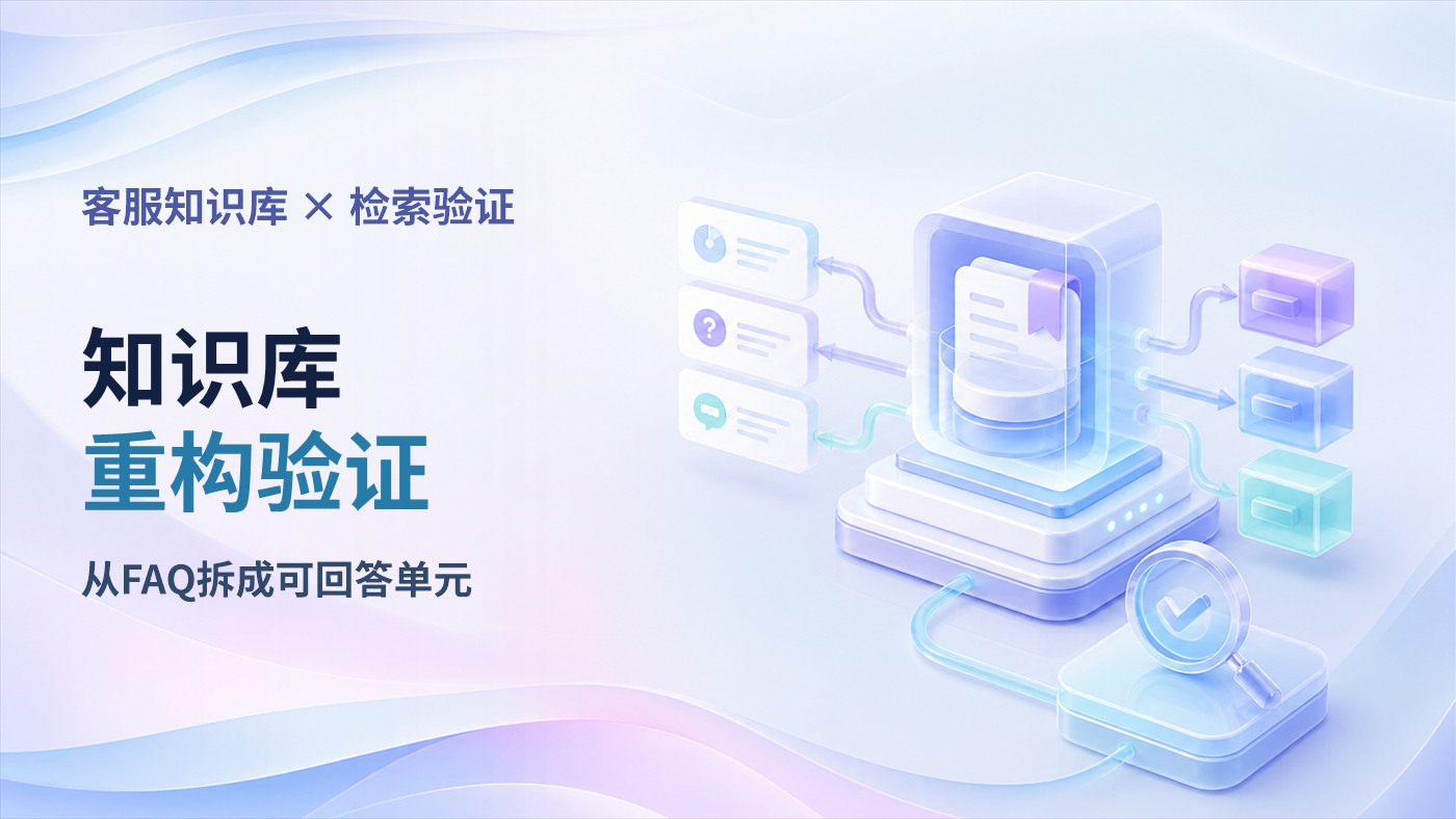 从FAQ到可回答知识单元：智能客服知识库重构的工程路径与检索验证