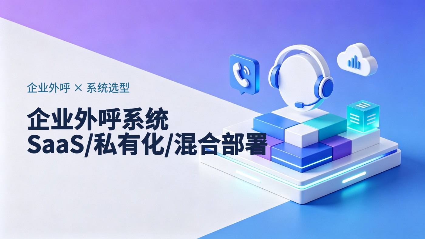 SaaS vs 私有化 vs 混合部署：外呼系统怎么选？