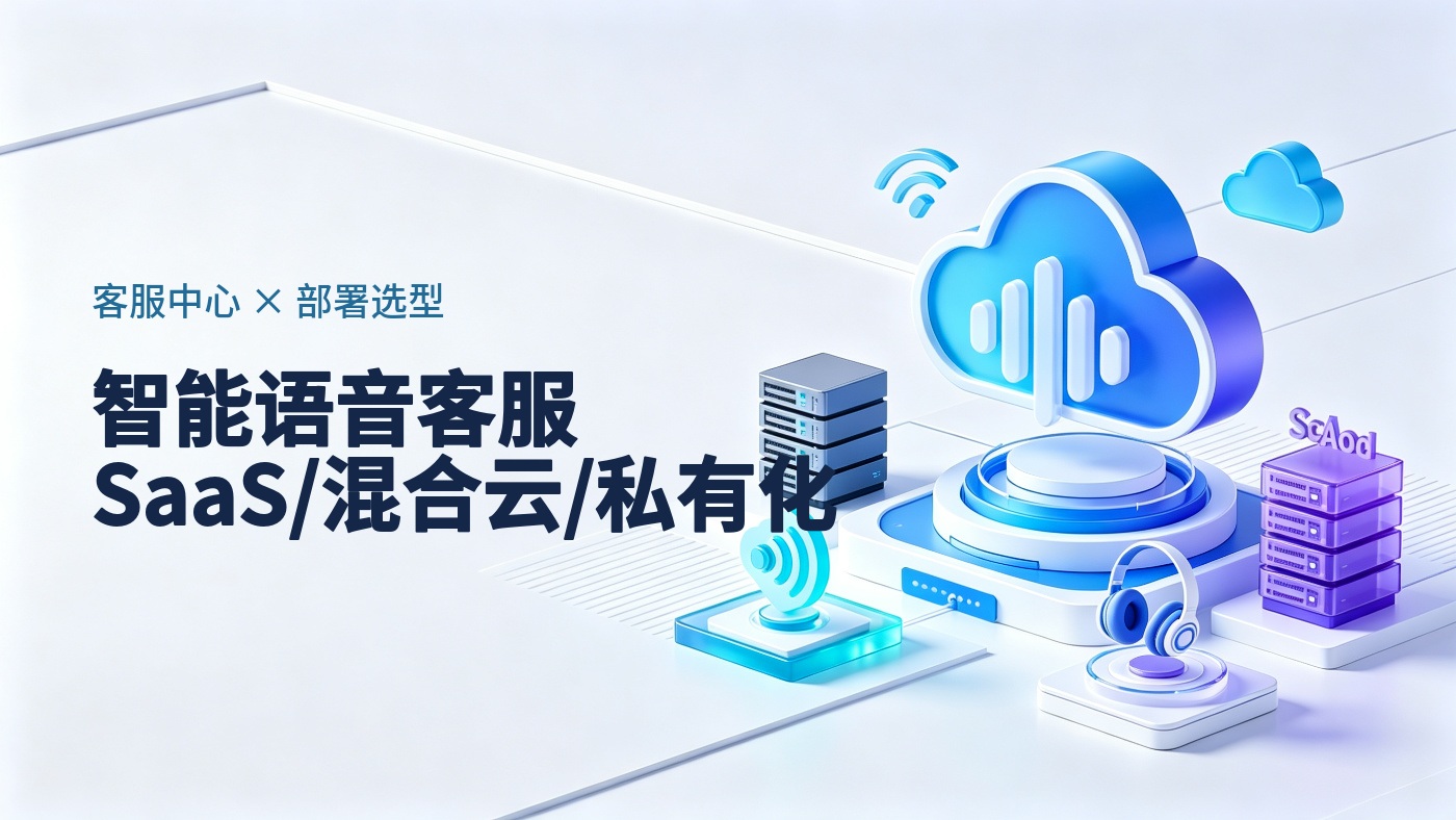 从小团队到大型客服中心：智能语音客服SaaS、混合云与私有化怎么选？