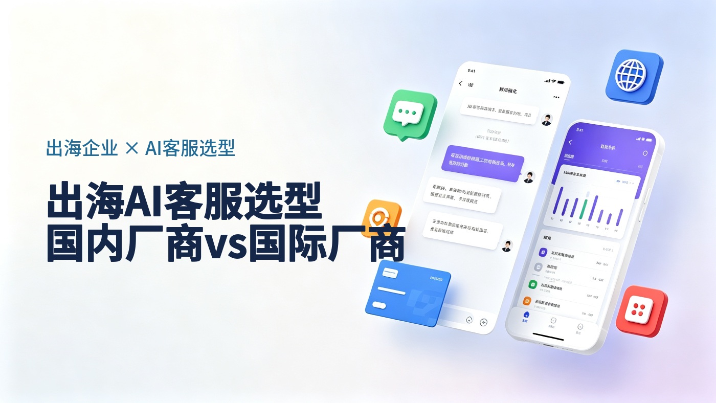出海企业的AI客服选型，国内厂商vs国际厂商，谁更适配？