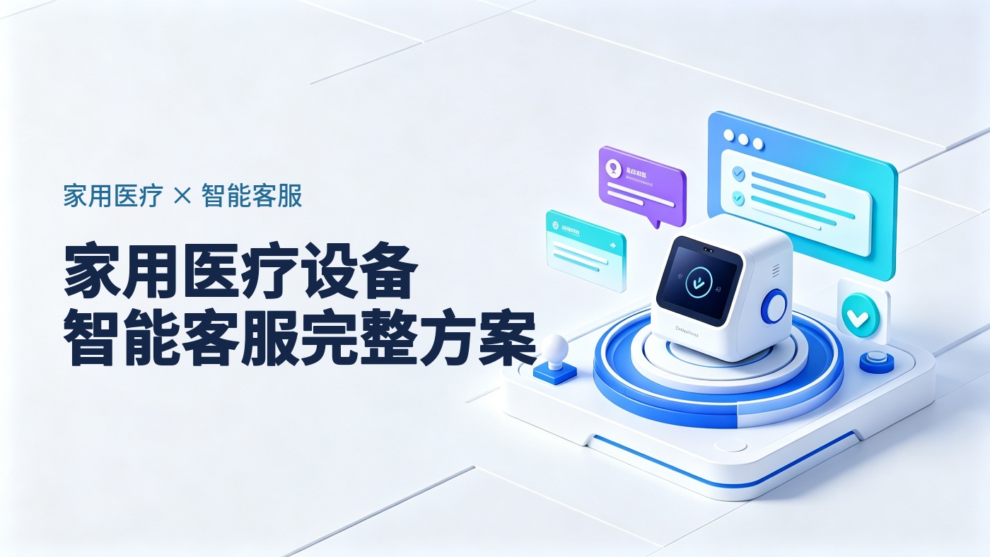 家用医疗设备智能客服方案：从产品引导、故障排查到换新登记的完整设计