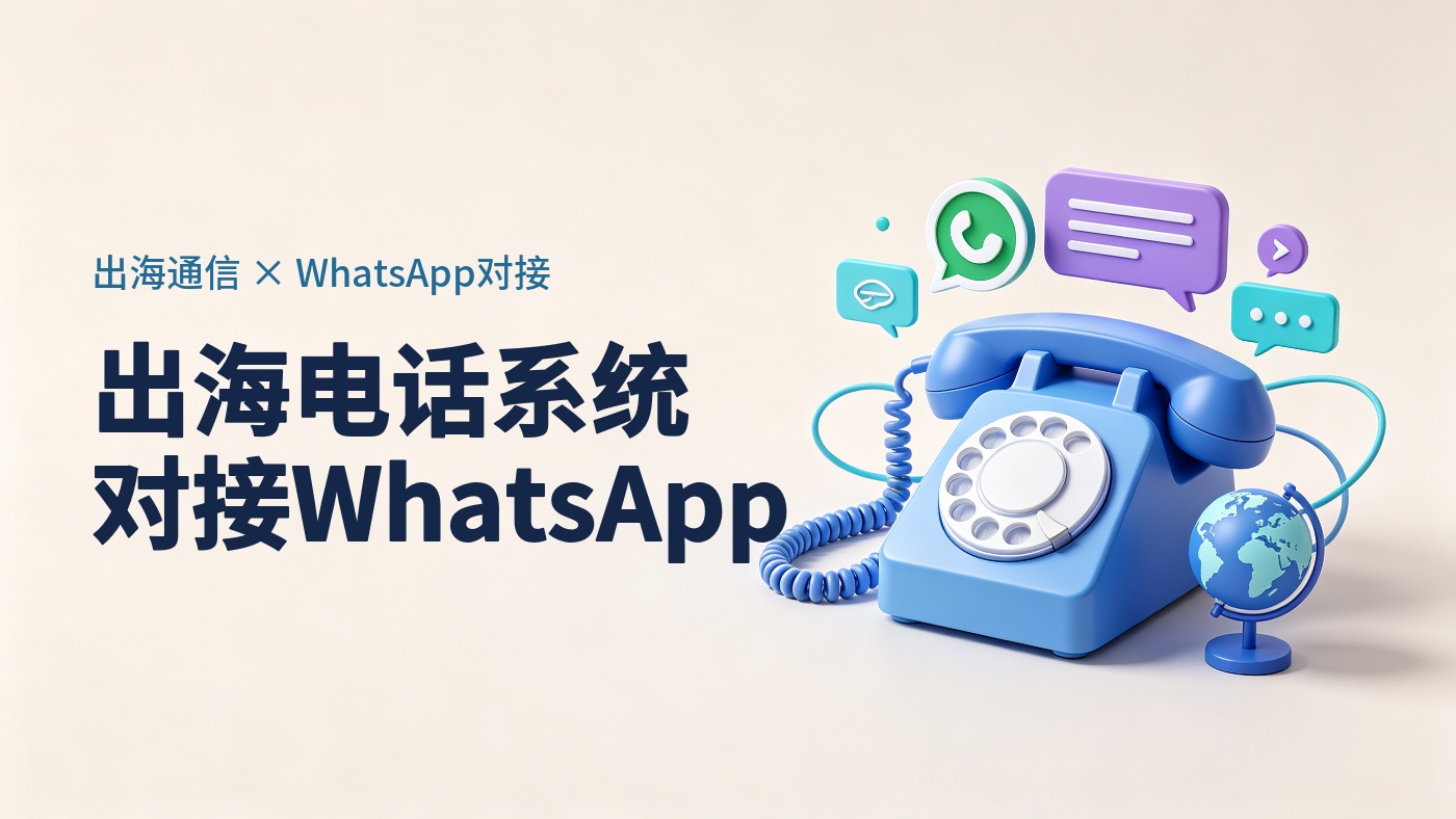 出海电话系统怎么对接 WhatsApp？合力亿捷的四步配置流程与验收标准