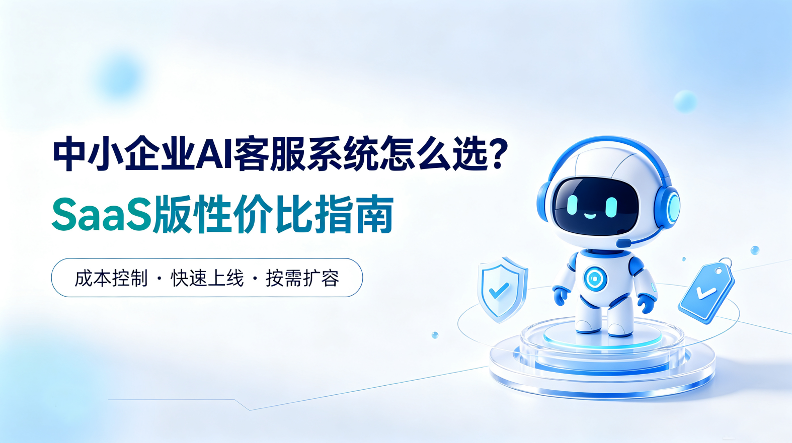 中小企业AI客服系统怎么选？SaaS性价比评估指南