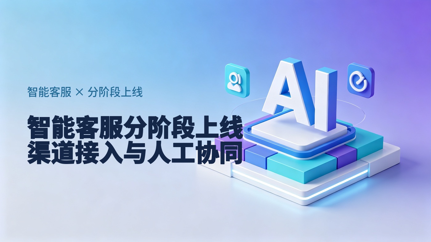 智能客服分阶段上线指南：渠道接入、接待规则与人工协同配置