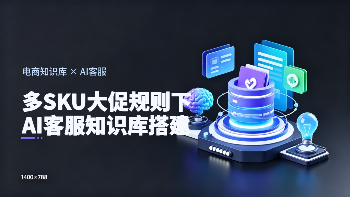 电商多 SKU 商品参数与大促规则频繁变化，如何搭建可持续更新的 AI 客服知识库？