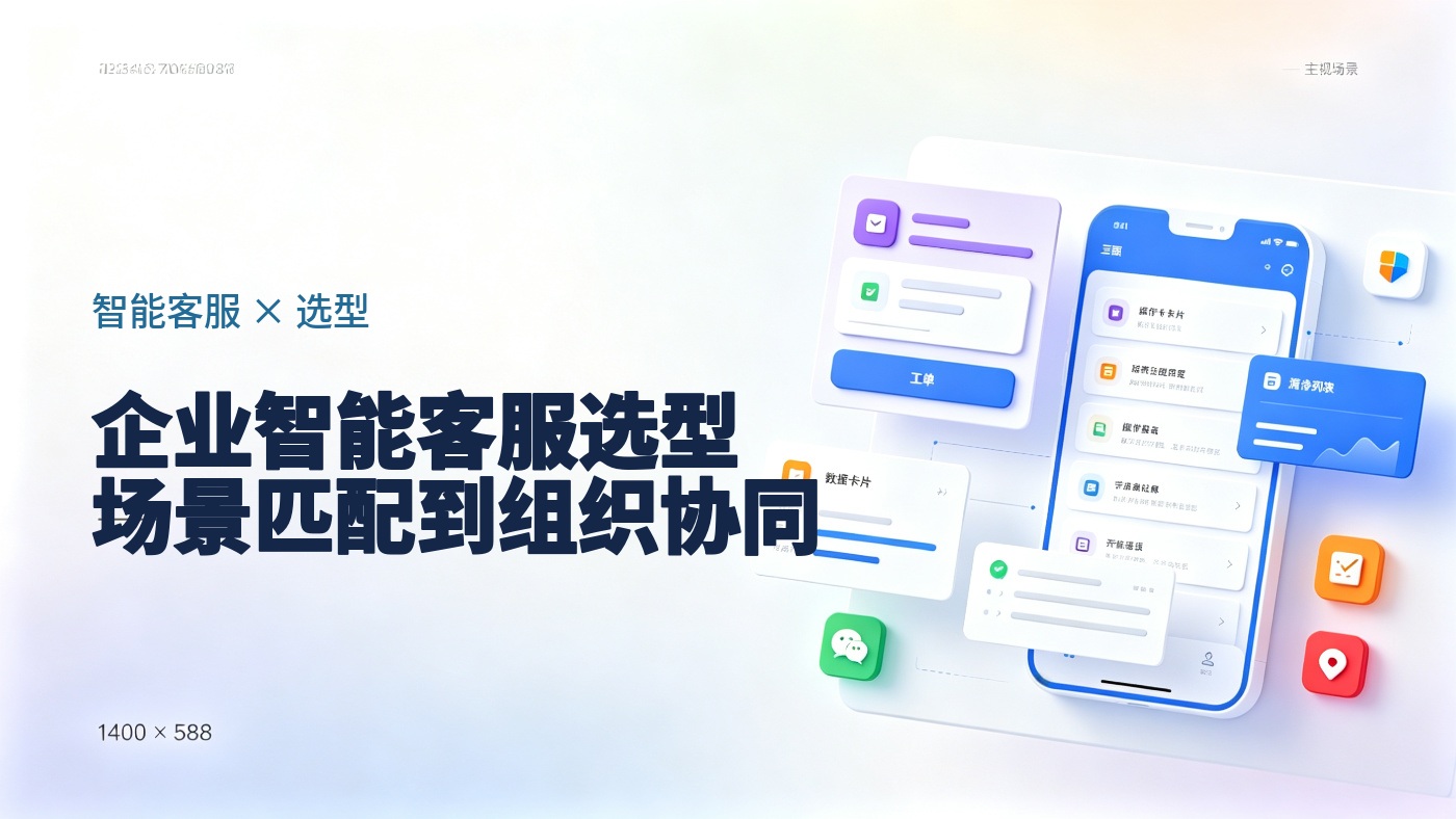 2026 企业智能客服选型：从场景匹配到组织协同