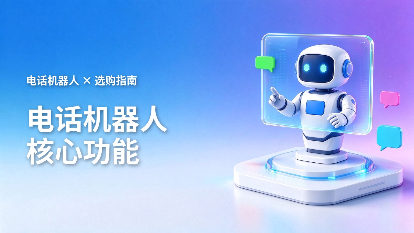 智能电话机器人能做什么？企业选购前要了解的核心功能